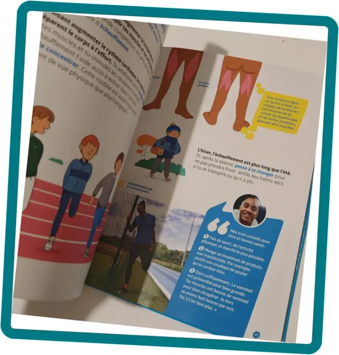 Livre “Je fais de l’Athlétisme avec Pascal Martinot-Lagarde” Guide illustré pour enfants, athlétisme - photo numéro 2
