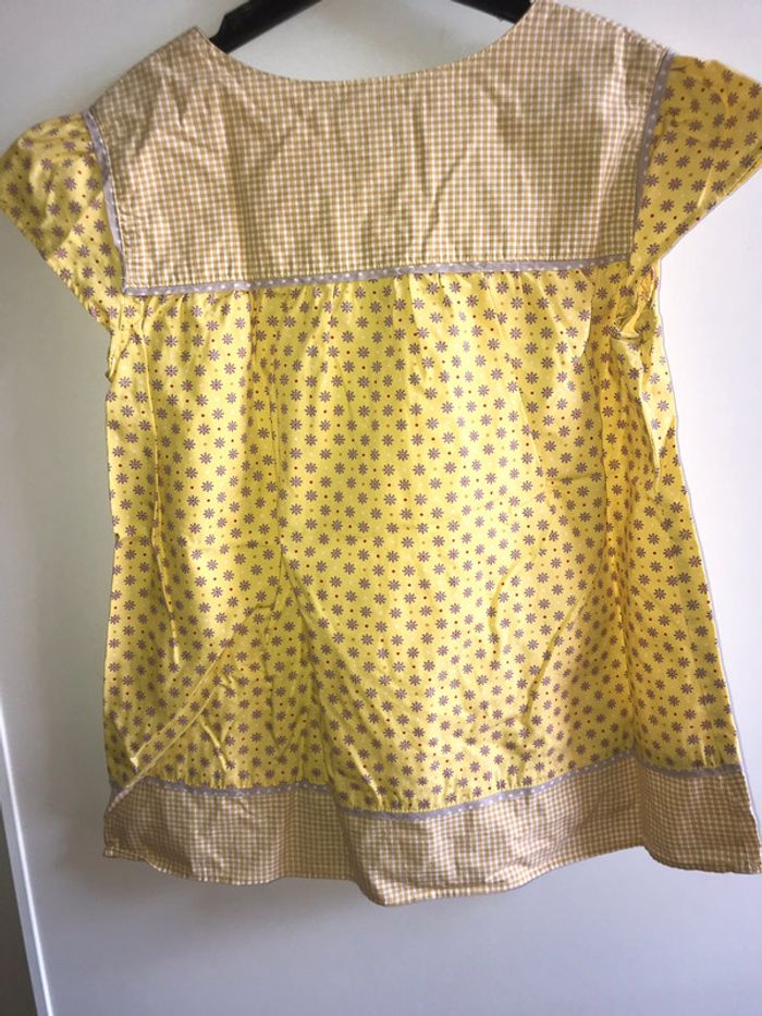 Chemisier Sergent Major. 10 ans. Jaune - photo numéro 3