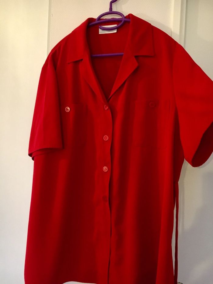 Chemisier rouge Luisa Viola