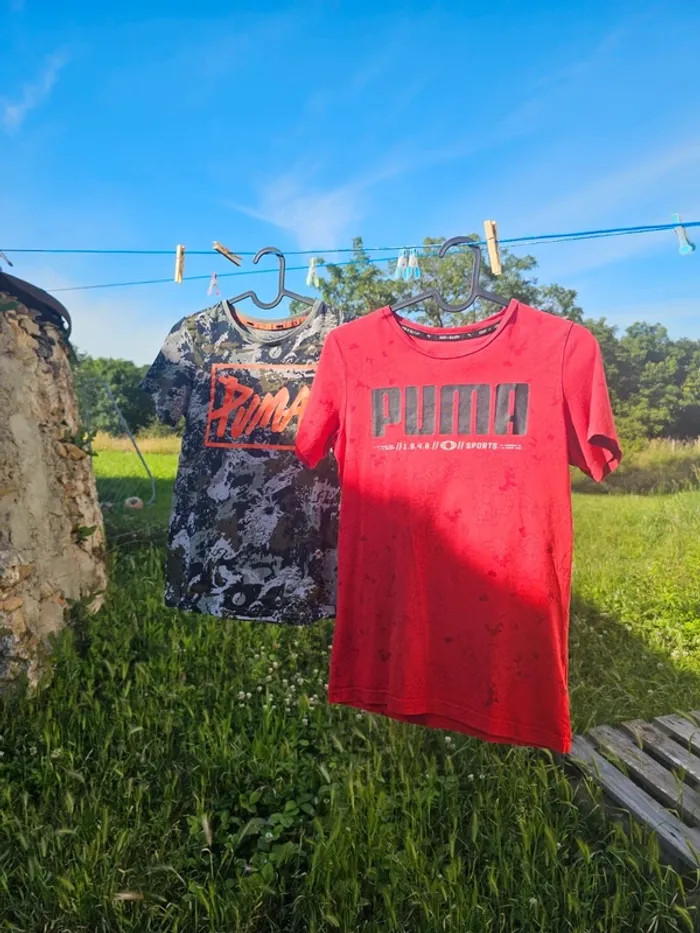 2 Tee-shirt garçon 12 ans puma + 1 gratuit - photo numéro 9