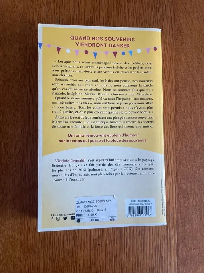 Livre quand nos souvenirs viendront danser - photo numéro 2