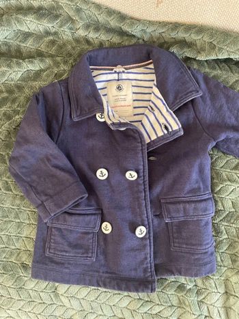 Veste caban mi saison Petit Bateau