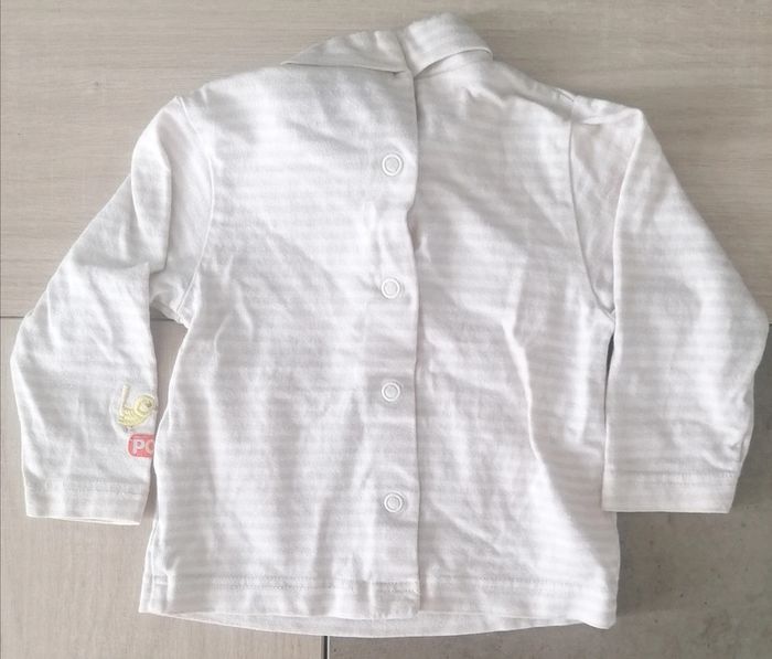 Tee shirt manches longues avec col roulé / 6-9 mois - photo numéro 2