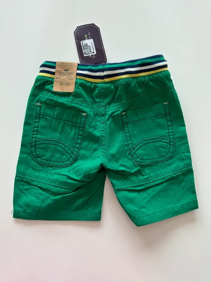 Short vert - 2 ans (92cm) - Sergent Major - neuf avec étiquette - photo numéro 4