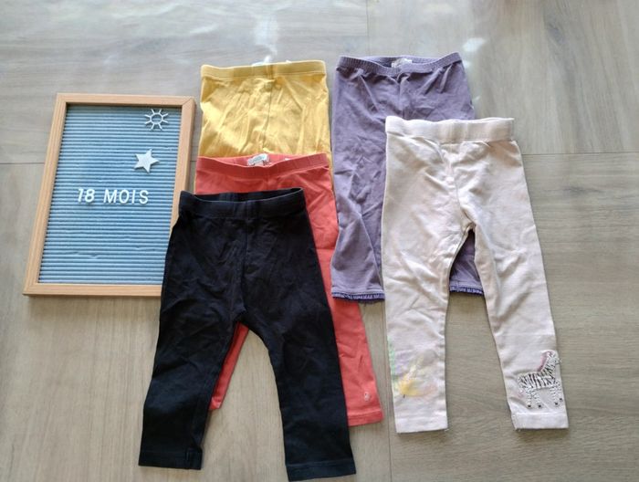 5 leggings 18 mois