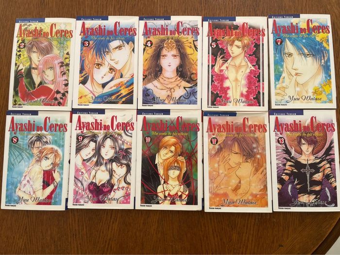 Lot de 10 Manga Ayashi no Ceres