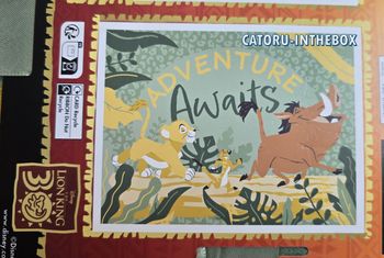 Couverture / Plaid Disney 30 ans Roi Lion Simba Timon Pumba | 130x170cm