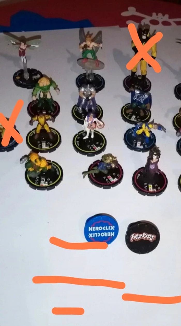 Lot de figurines de jeux Heroclix. - photo numéro 6
