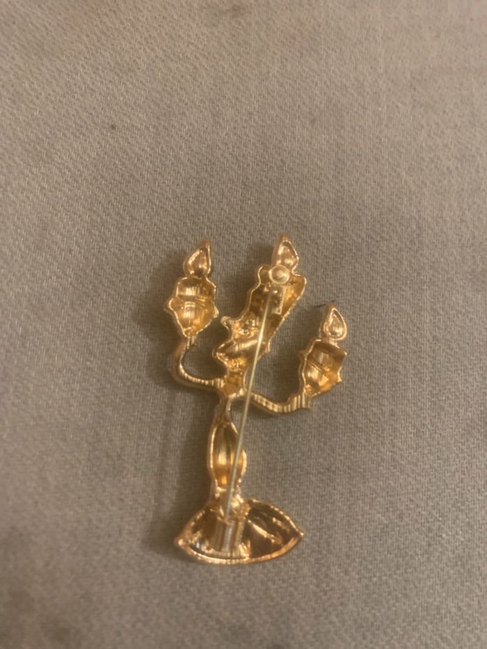 Broche lumière la belle et la bête - photo numéro 2