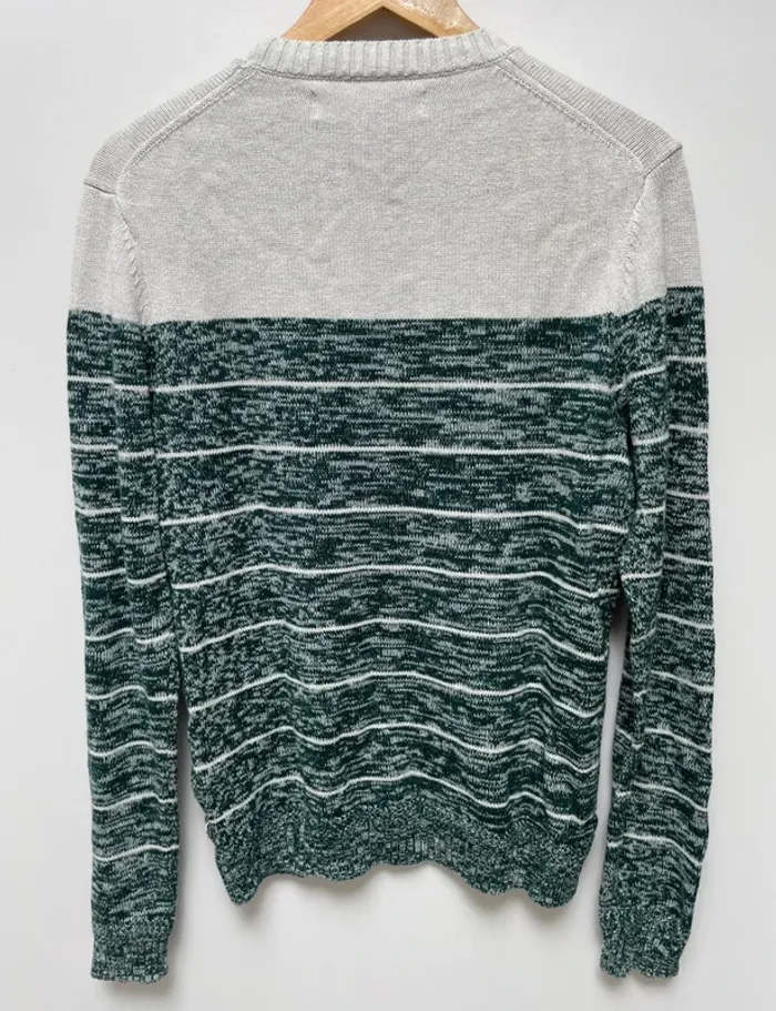 Pullover Cable knit Levi's green off white Mens S - photo numéro 4