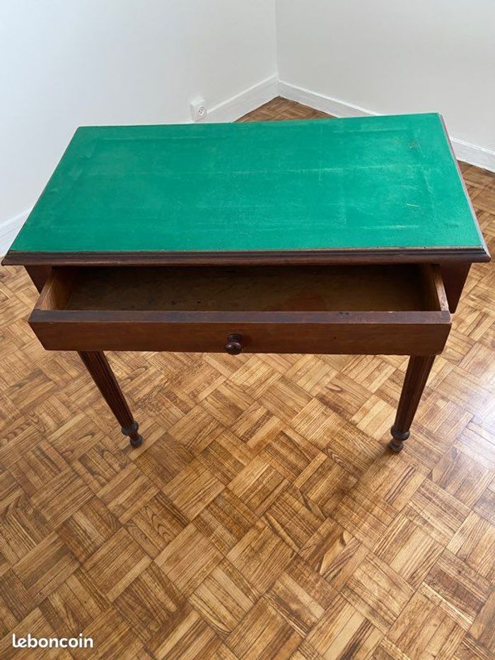 Bureau de style antique Napoleon lll Secretaire table bois massif 1 900 - photo numéro 2