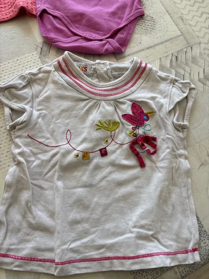 Lot 12 mois fille tee-shirts - photo numéro 5