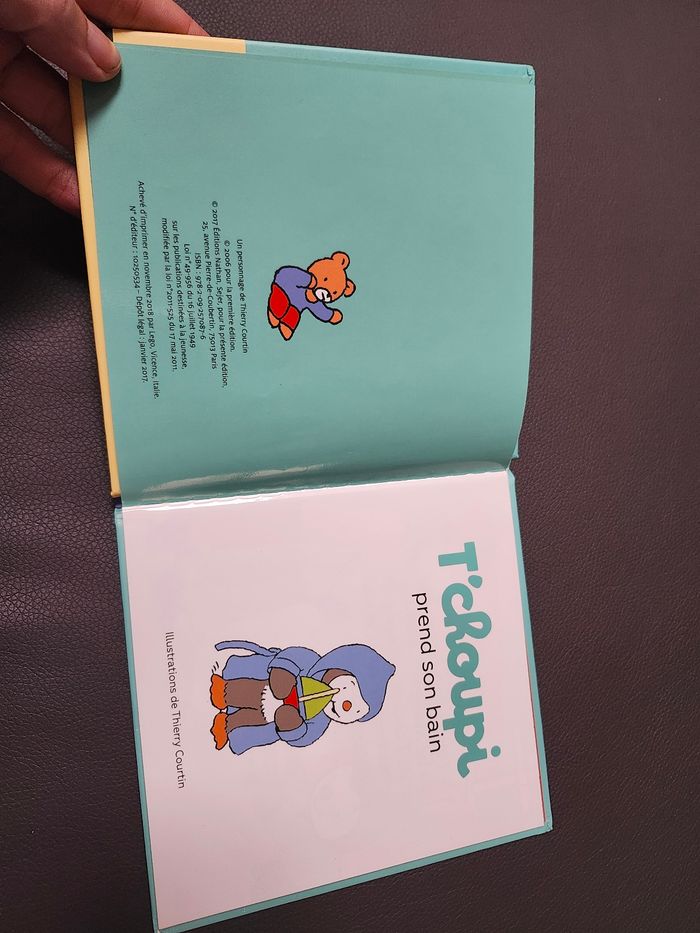 Livre enfant t'choupi prend son bain nathan - photo numéro 4