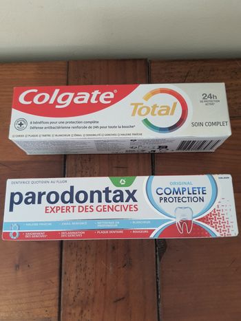 Lot de 2 dentifrices