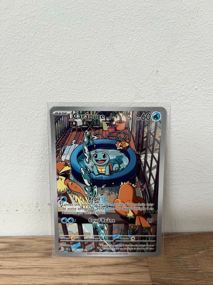 Carte Pokémon carapuce scr 148 - photo numéro 2