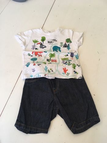 Tenue catimini été 6 mois