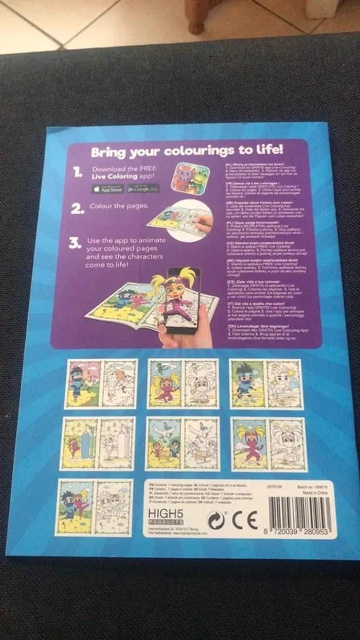 Livre animé de coloriage - photo numéro 4