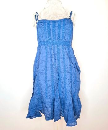 Robe été bleu 40