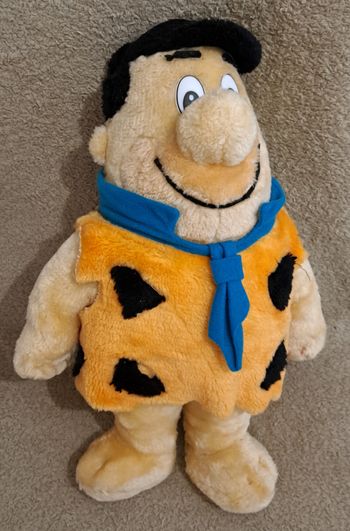 🧸 Peluche vintage Les Pierrafeu Fred Flinstone