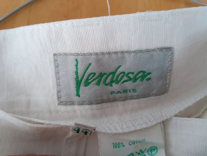 Bermuda vintage blanc jambes évasées - photo numéro 8