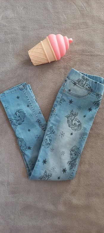 Jegging la reine de neige, hm, taille 4-5 ans