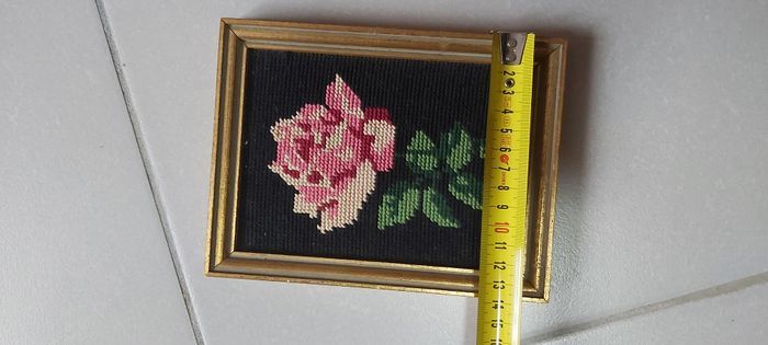 Cadre rose canevas - photo numéro 9