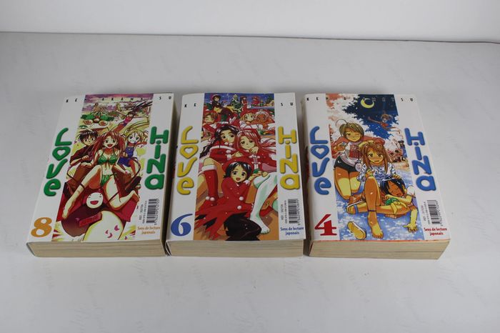 Ken Akamatsu Manga Love Hina Tome 3 à 8 - photo numéro 2