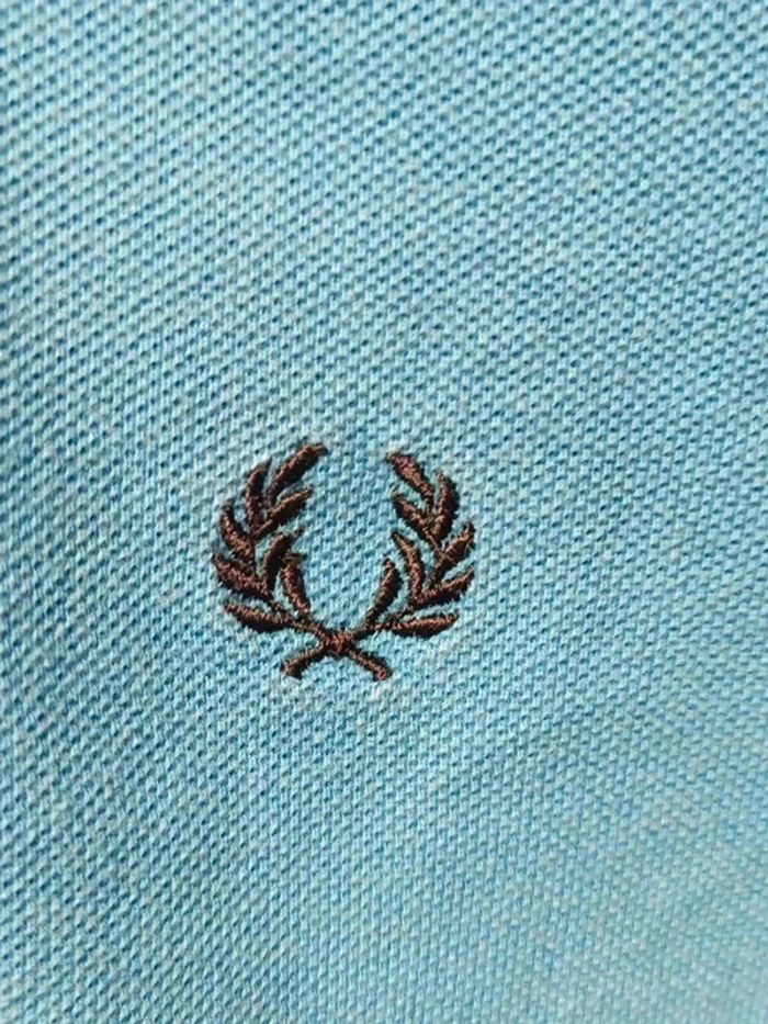 🌟 Polo Fred Perry bleu ciel - Taille XS - photo numéro 4
