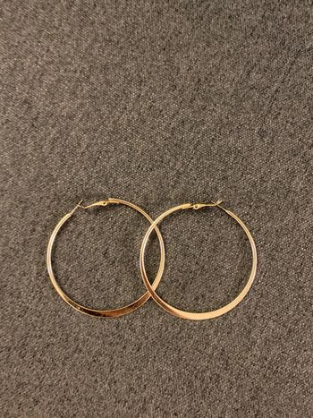 boucle d’oreilles argentées