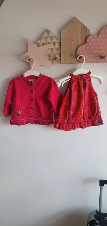 Blouse et gilet La Cie des petits 12m