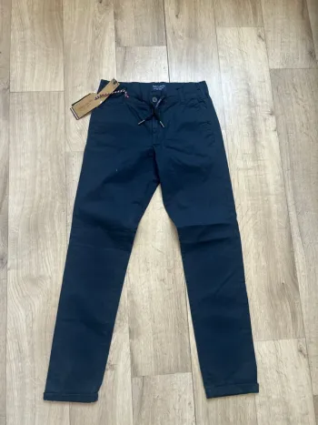 Jeans chino elastic blue navy Teddy smith 14ans
