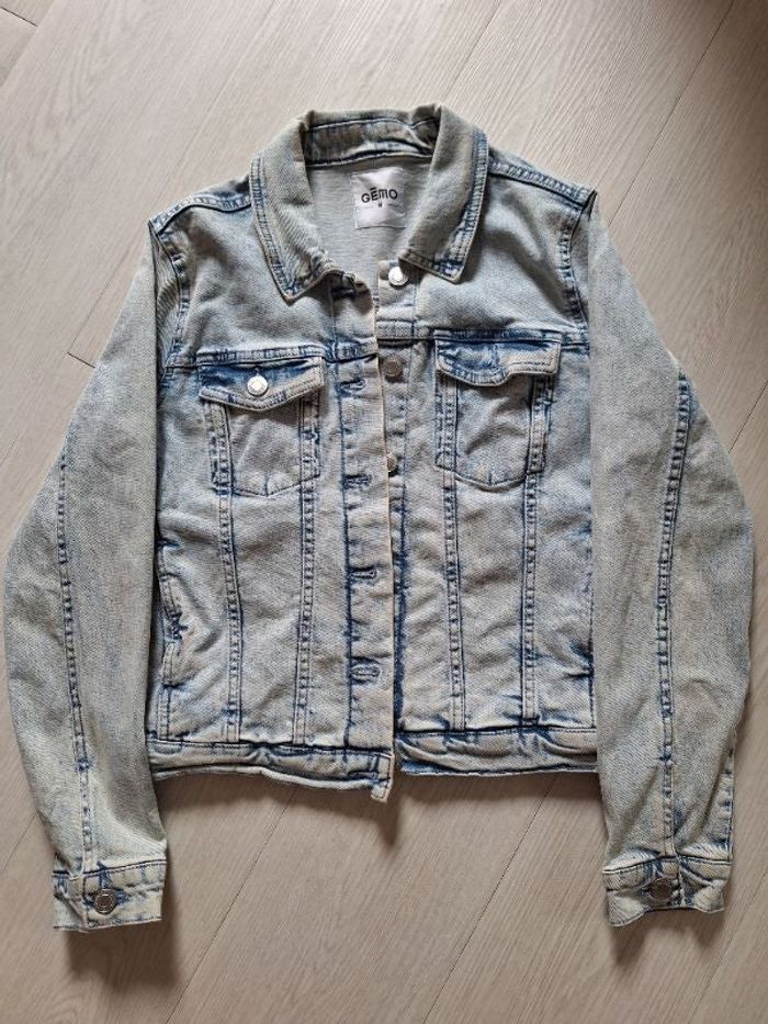 Veste en jean délavé Gemo