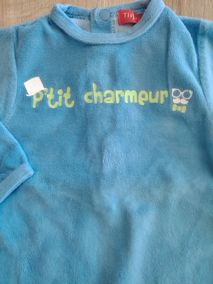 Pyjama velours 1 pièce - photo numéro 2
