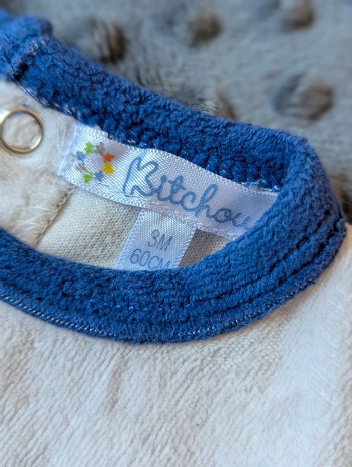 Grenouillère Kitchoun - Taille 3 mois - Motif aviateur hamster ! - photo numéro 4