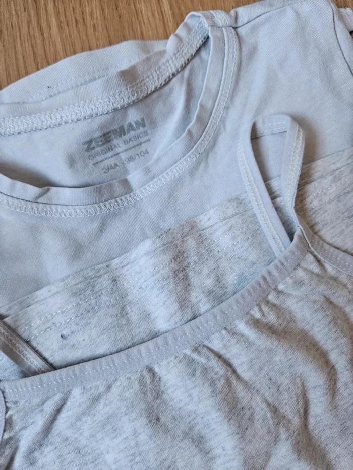 Débardeur et tee shirt manches longues Zeeman 98/104 - photo numéro 3