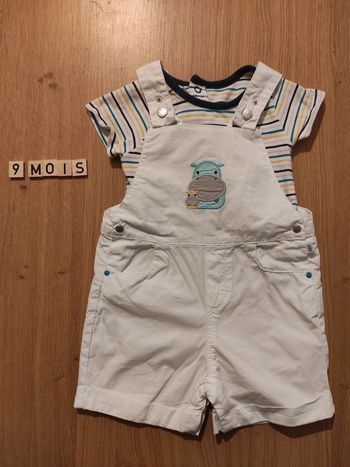 Ensemble salopette Obaïbi 9M