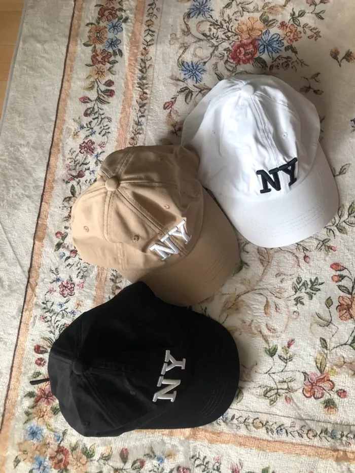 Lot de 3 casquettes neuve mixte NY - photo numéro 6