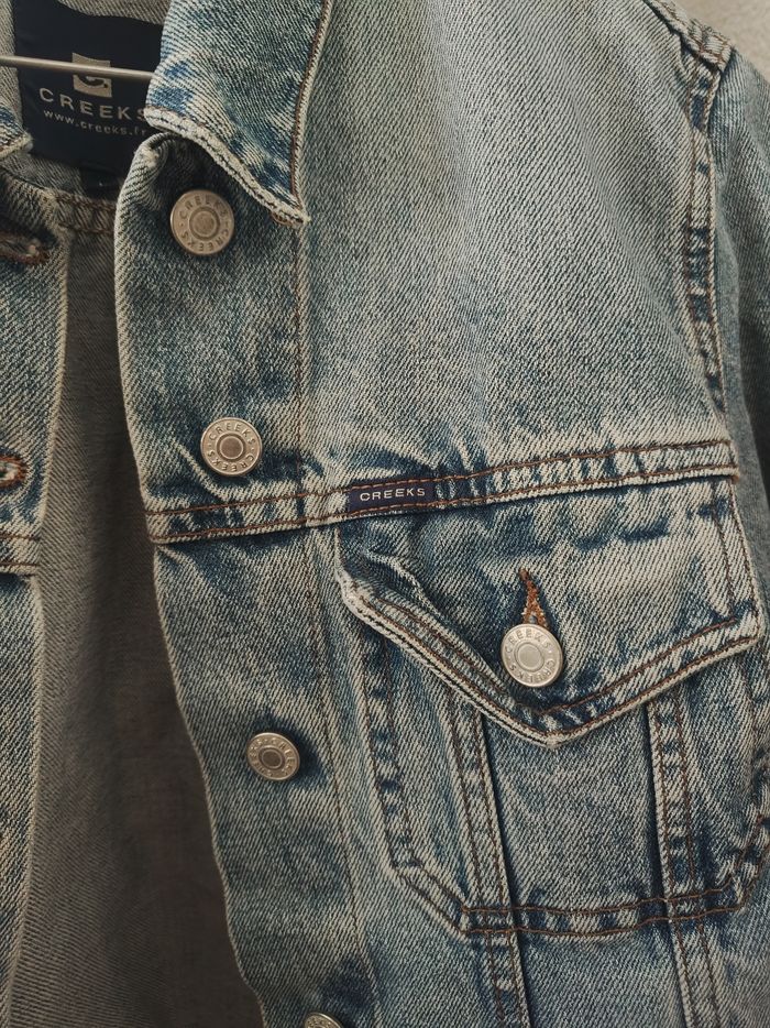 Veste en jean bleue - photo numéro 2