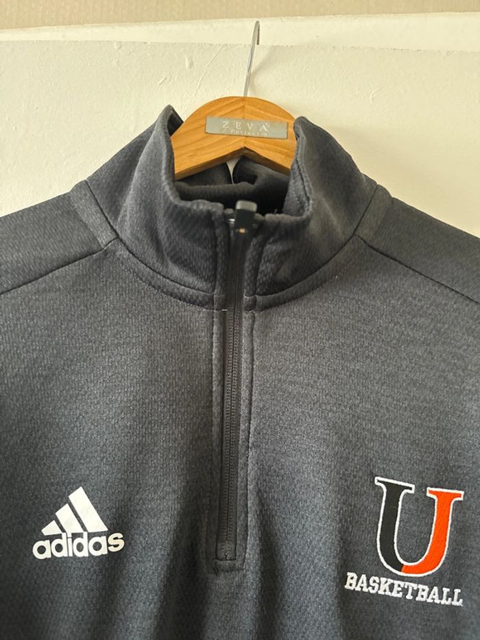 Pull Zip Adidas M BasketBall - photo numéro 4