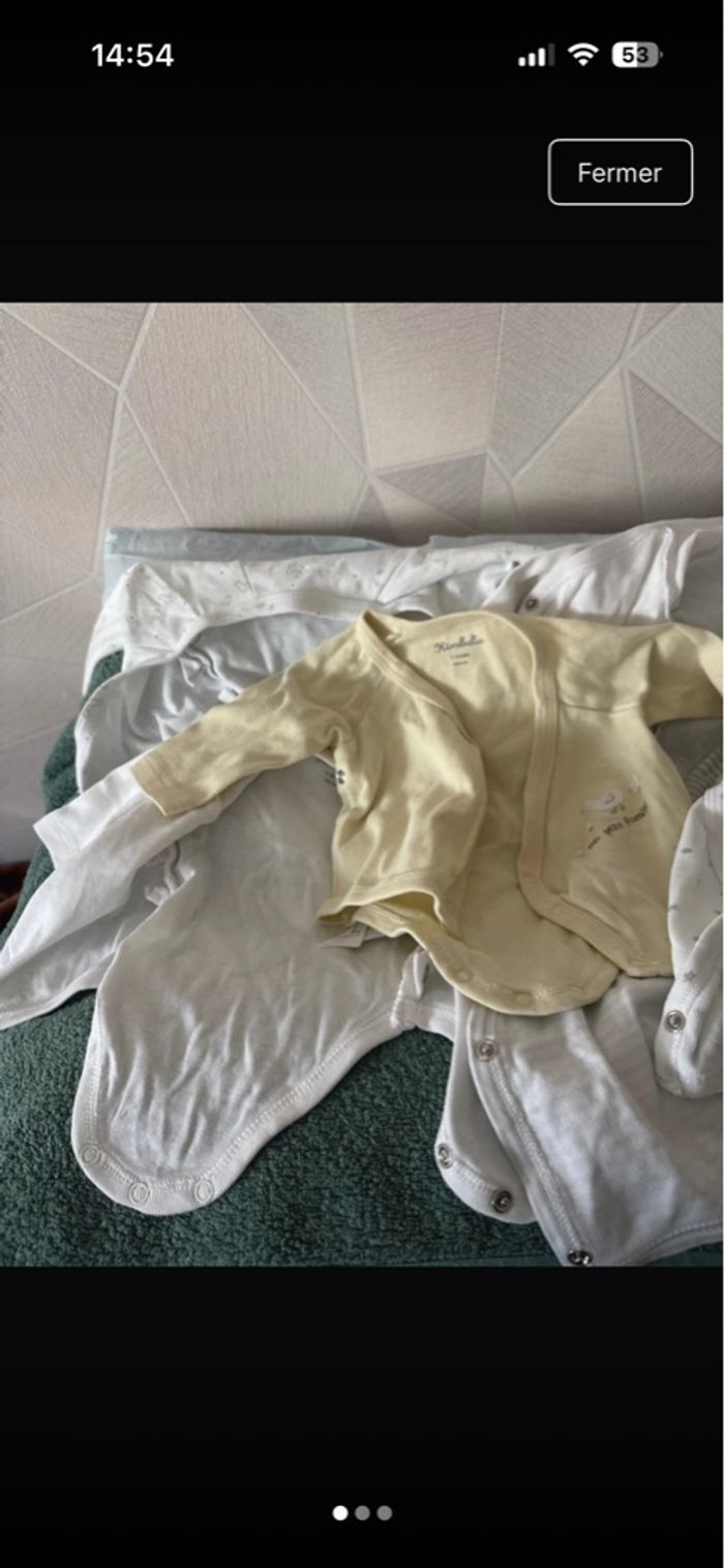 Vêtement en taille 1 Mois fille 9 articles - photo numéro 3