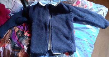 Gilet réversible 10 ans fille