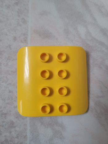 L'ego duplo toit cabine locomotive ou wagon jaune