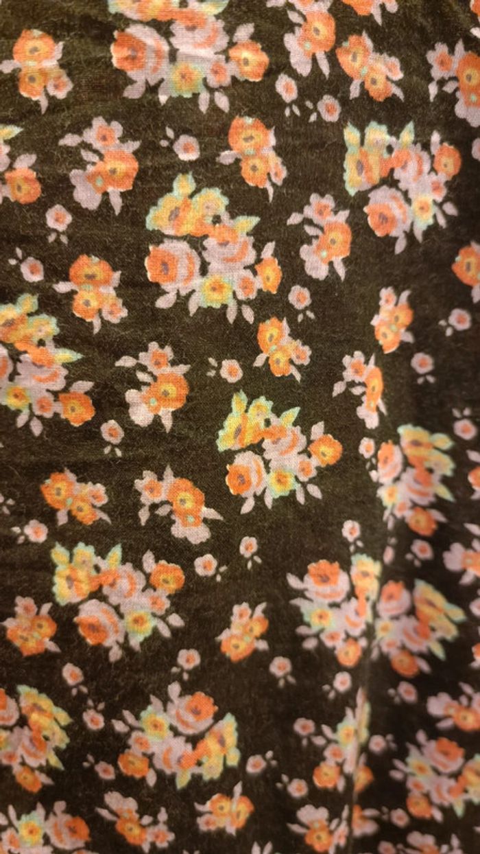 Vestito leggerissimo a fiorellini manica a 3/4 - photo numéro 4