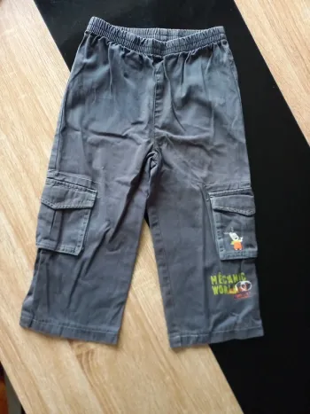 Pantalon garçon gris anthracite 24 mois