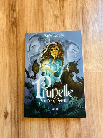Livre Jeunesse de Agnès Laroche «Prunelle sorcière et rebelle» Édition Rageot