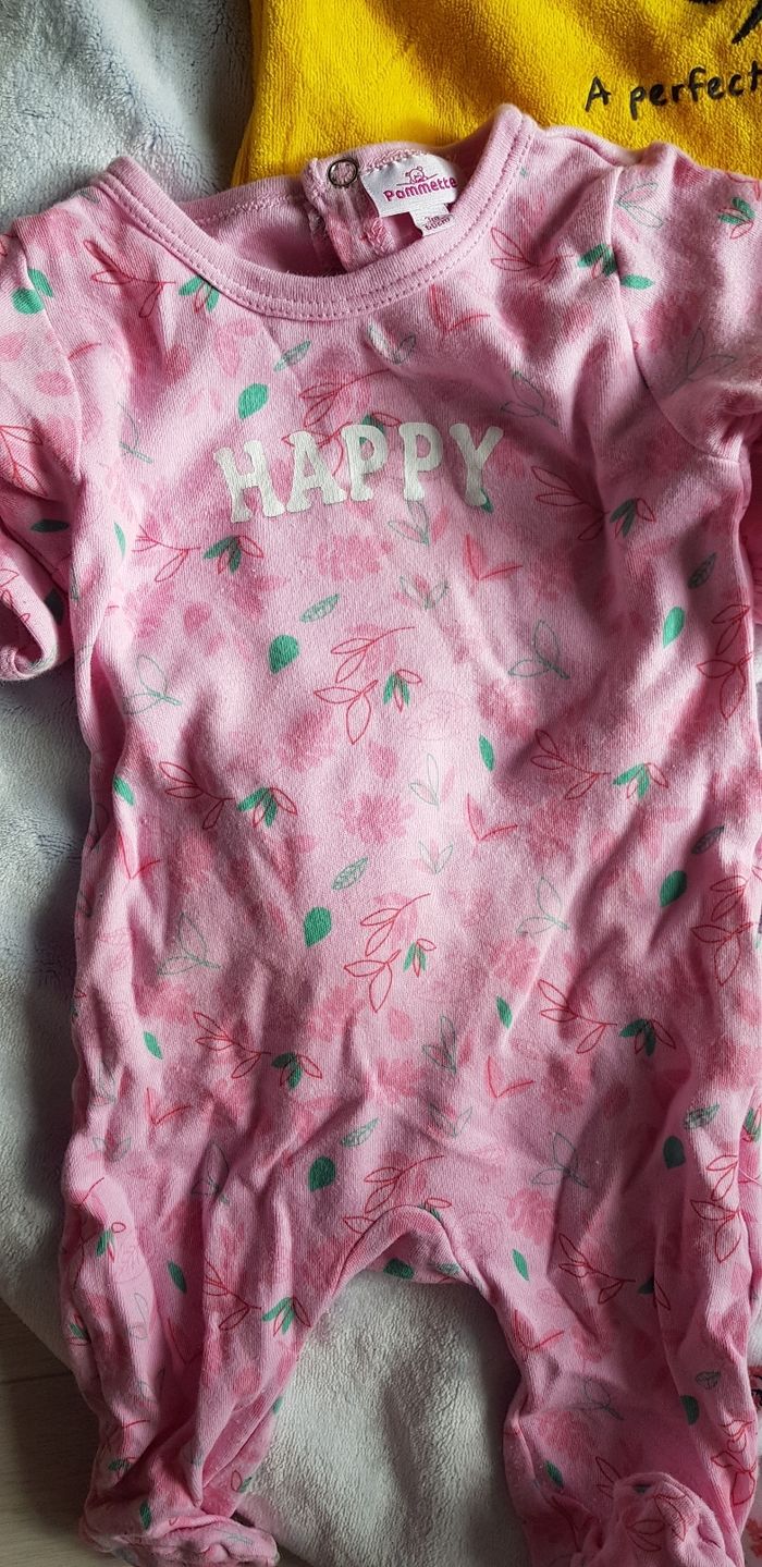 Gros lot pijamas 3 mois fille - photo numéro 2