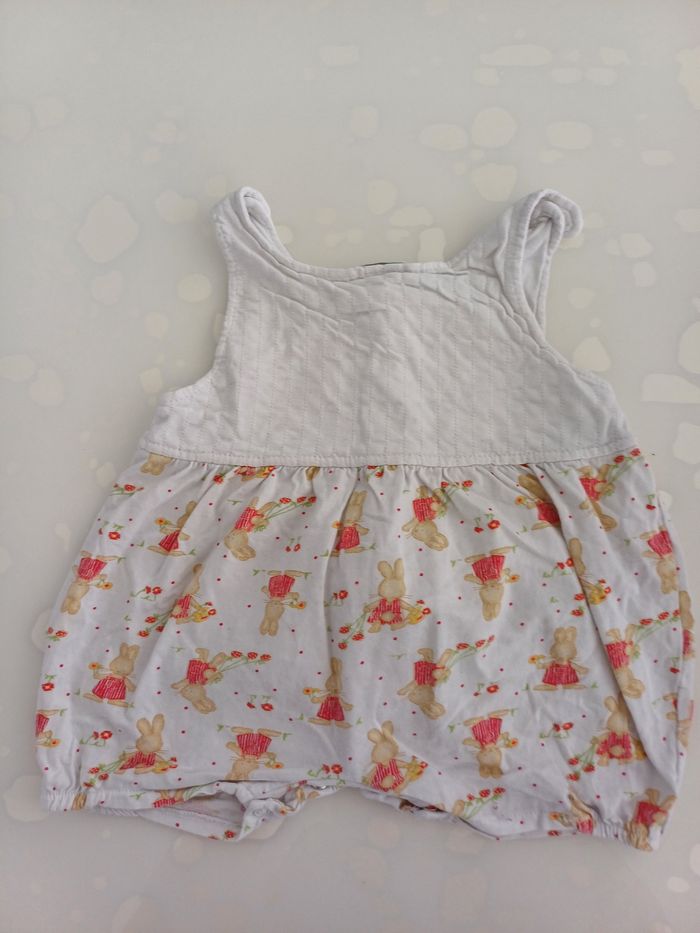 Combishort bébé fille été taille 6 mois - photo numéro 4