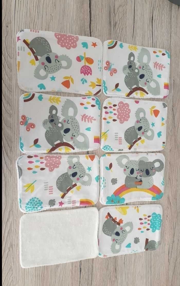 Lingettes lavables grand format x8