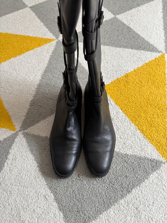 Bottes en cuir Bocage Taille 37 - photo numéro 2