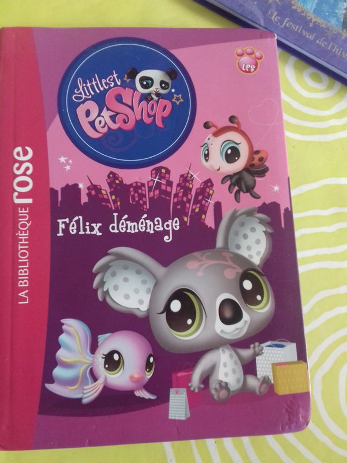 livre little petshop félix déménage
